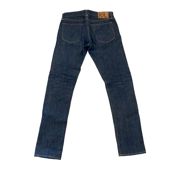 Ralph Lauren Double RL RRL Slim Narrow Shuttle Woven Selvedge Jeans 31x32 - Picture 1 of 10